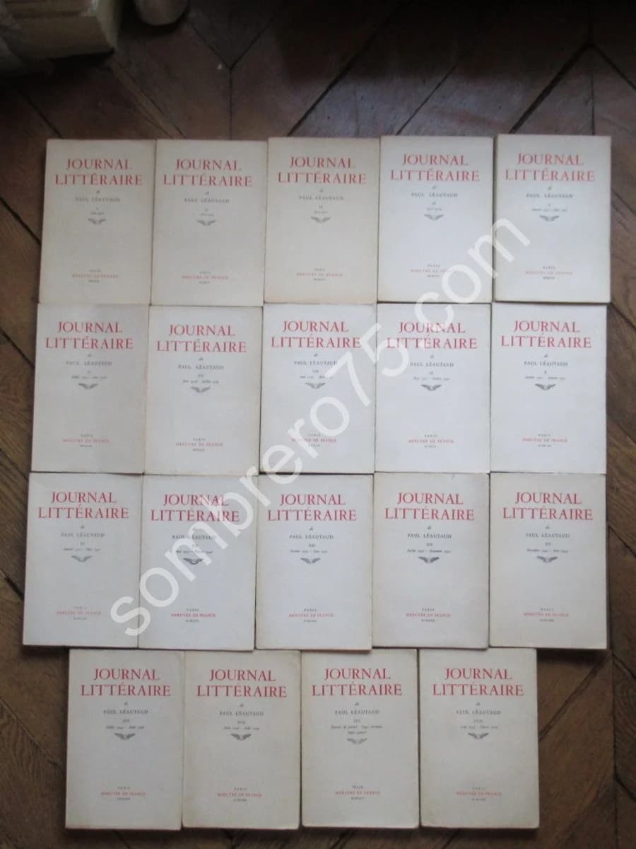 Journal Littéraire de Paul Léautaud. 19 vol
