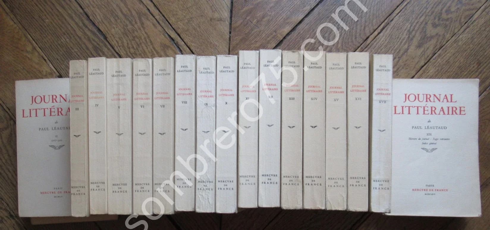 Journal Littéraire de Paul Léautaud. 19 vol - Image 2