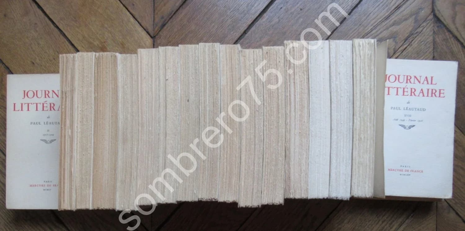 Journal Littéraire de Paul Léautaud. 19 vol - Image 4