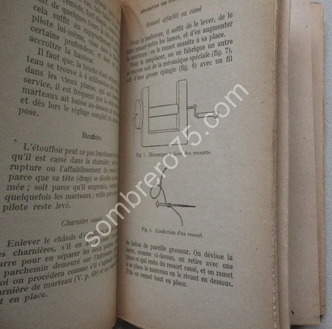 Accordeur et Réparateur de Pianos. M G HUBERSON. 1926 - Image 5