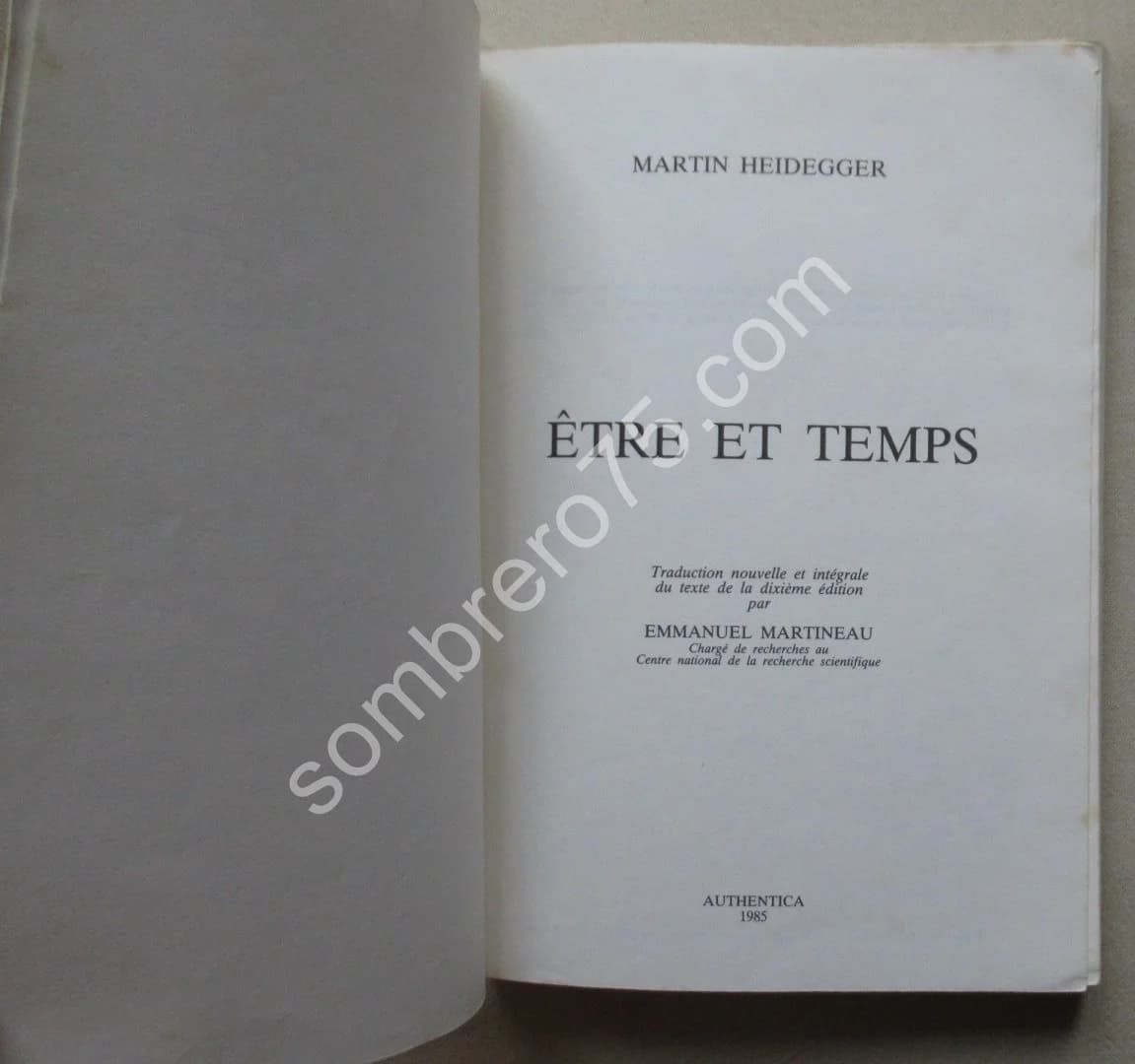 Martin - Être et temps. 1985 - Image 3