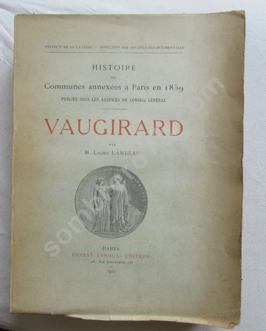 Histoire des Communes annexées à Paris en 1859: Vaugirard