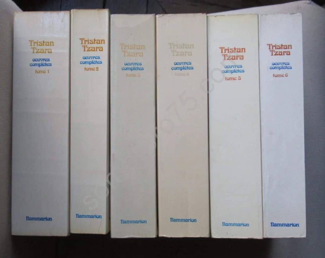 Oeuvres Complètes. 6 Tomes. Tristan TZARA - Image 2