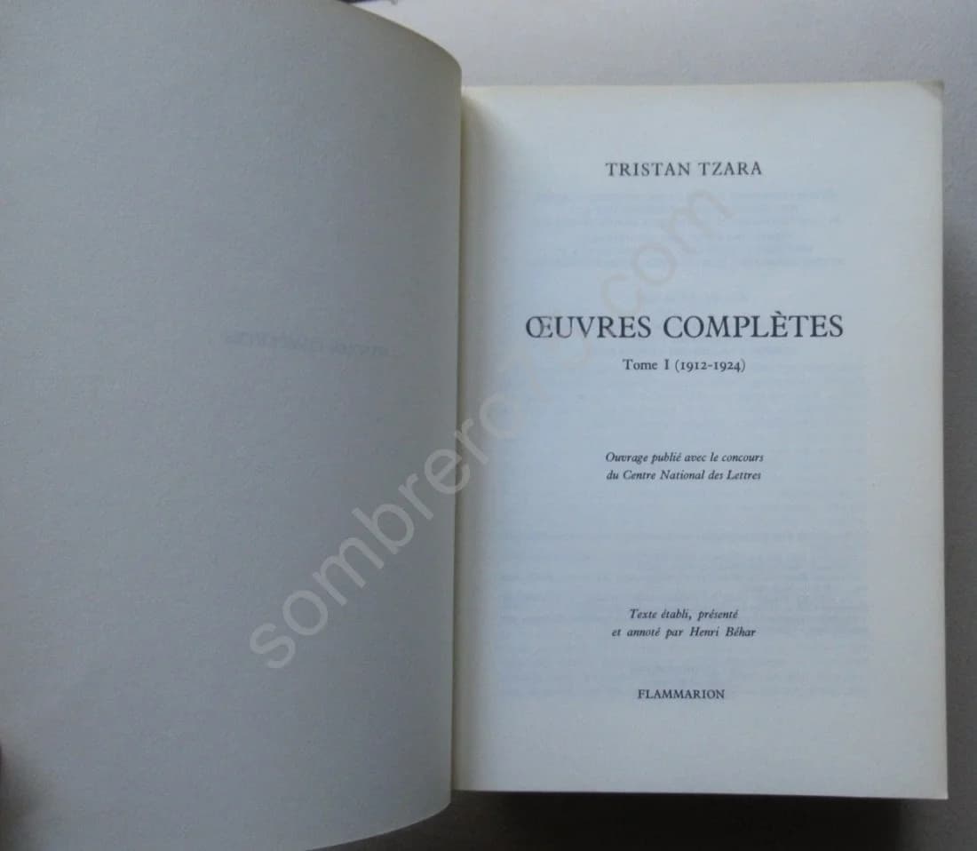 Oeuvres Complètes. 6 Tomes. Tristan TZARA - Image 3
