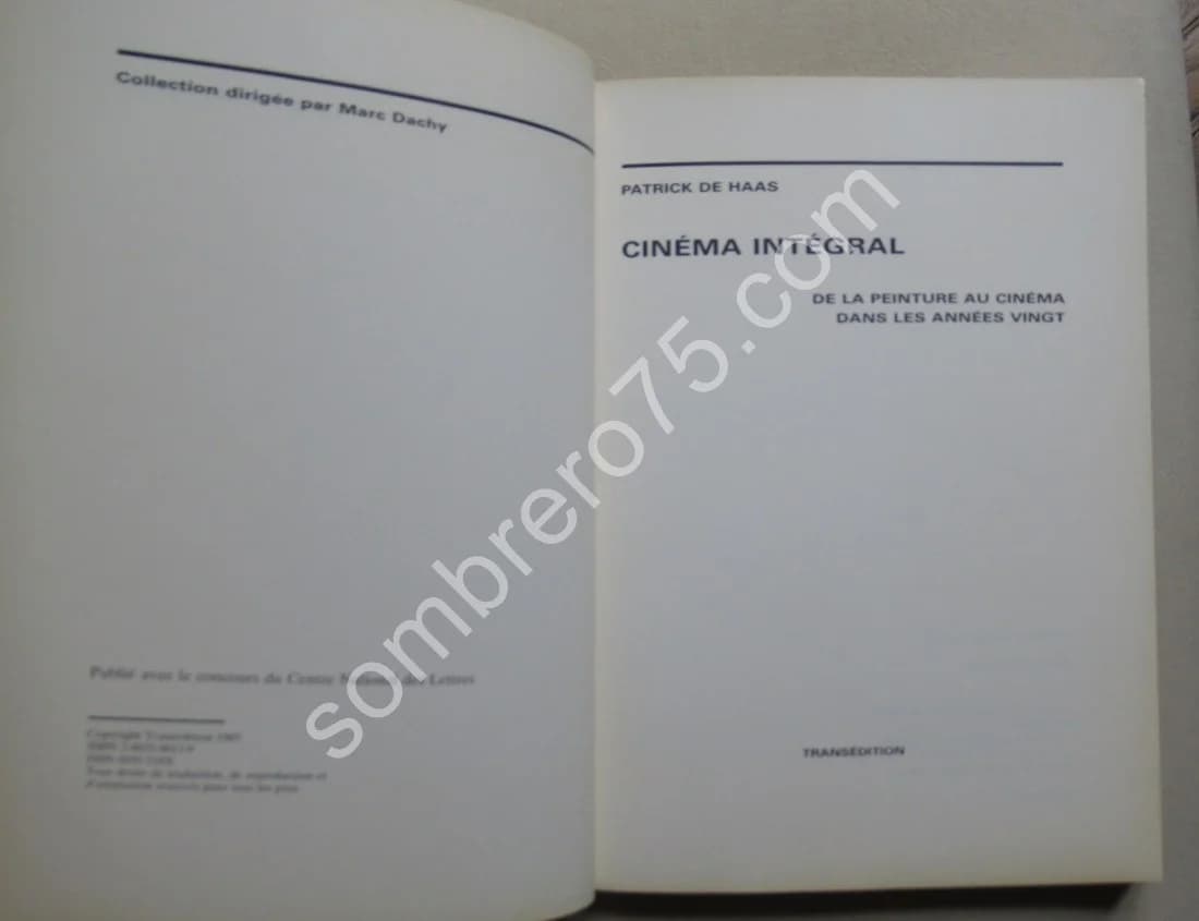 Cinéma Intégral - De la Peinture au Cinéma dans les Années Vingt. Patrick De Haas - Image 3