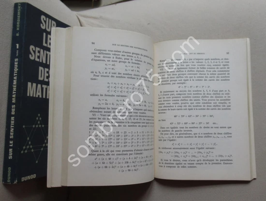 Sur le Sentier des Mathématiques - 2 Tomes - Image 6