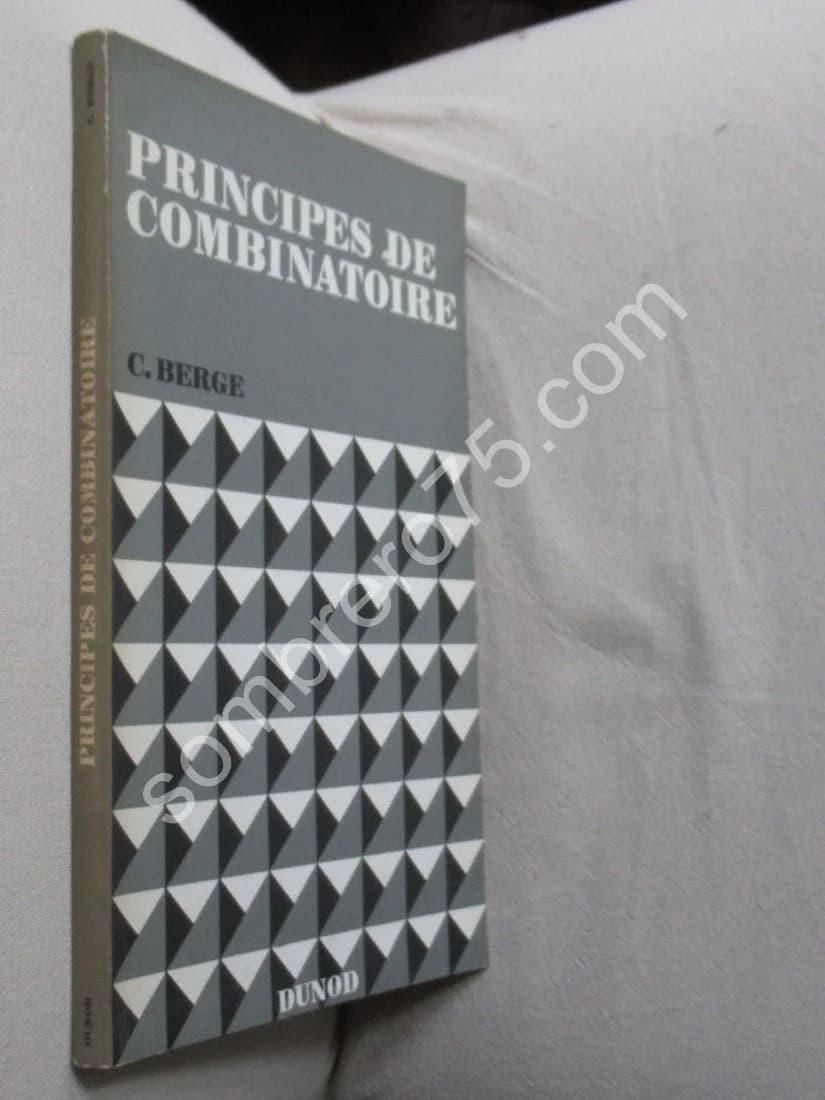 Principes de Combinatoire. C. BERGE - Image 2