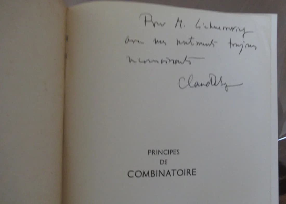 Principes de Combinatoire. C. BERGE - Image 3