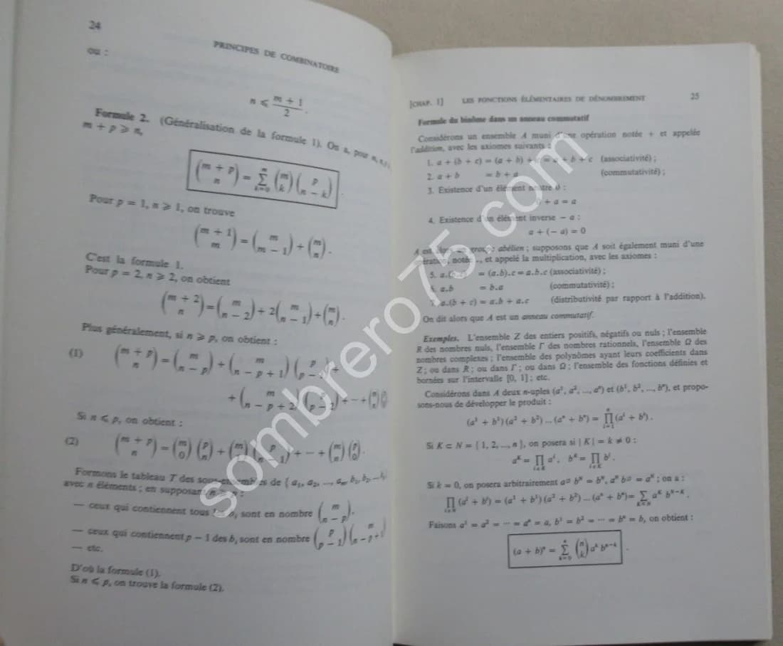 Principes de Combinatoire. C. BERGE - Image 6