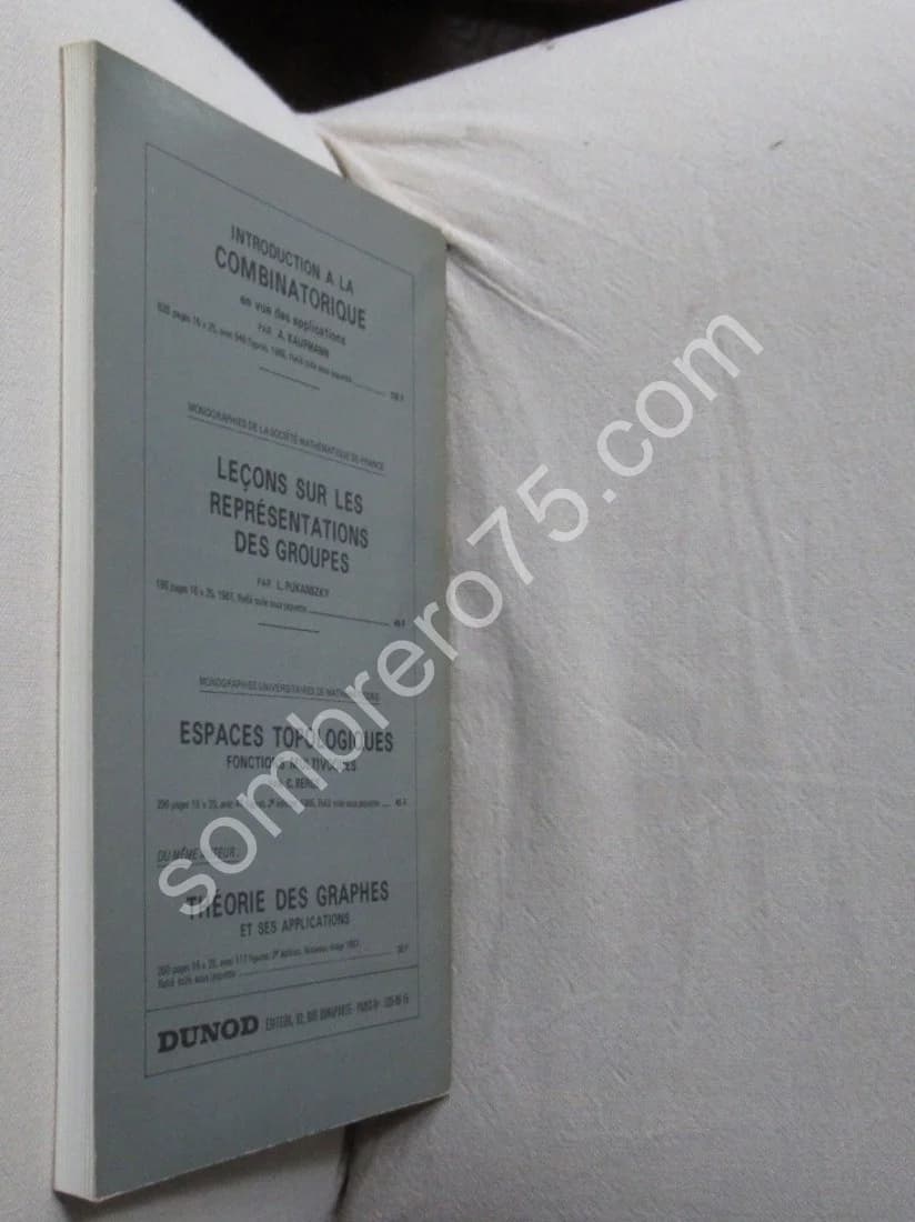 Principes de Combinatoire. C. BERGE - Image 7