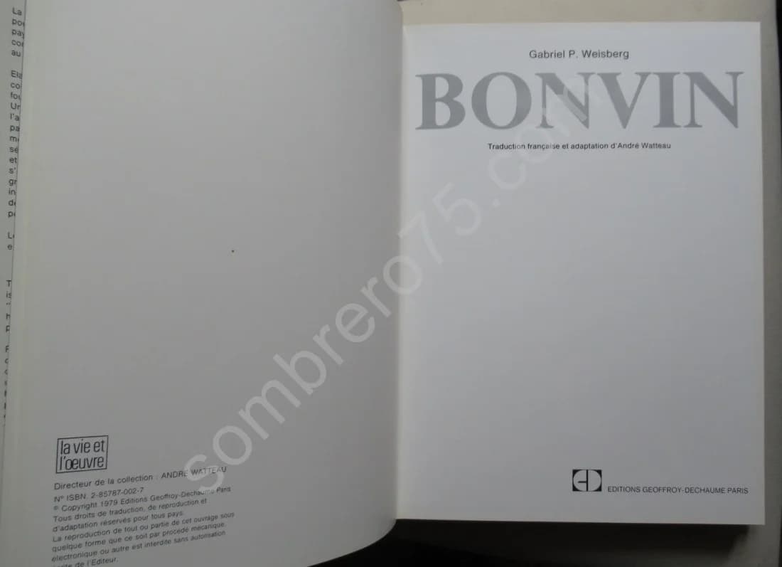 Bonvin. Gabriel P WEISBERG - Image 3