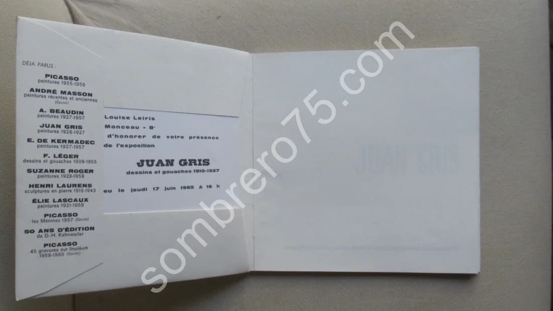 Juan Gris Dessins et Gouaches 1910-1927 - Image 3