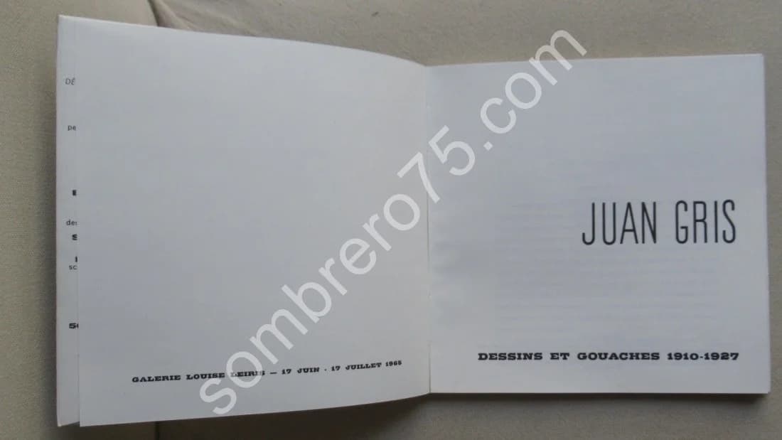 Juan Gris Dessins et Gouaches 1910-1927 - Image 4