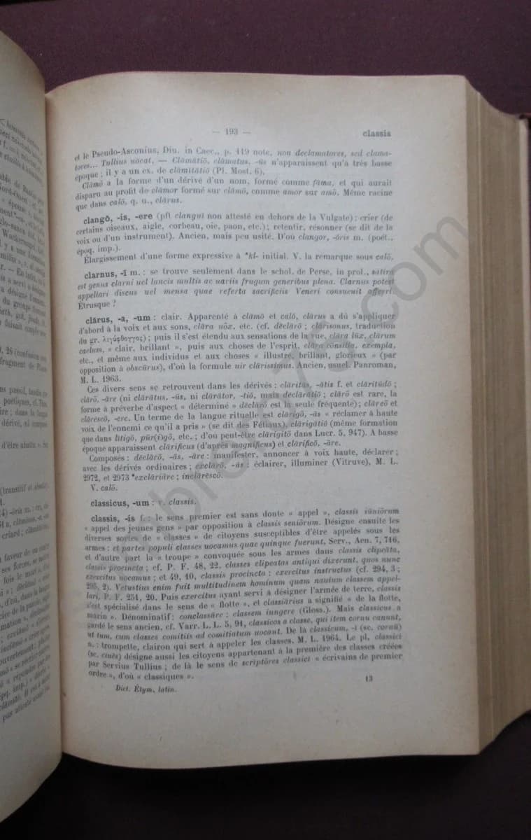 Dictionnaire Etymologique de la Langue Latine. Histoire des mots - Image 5