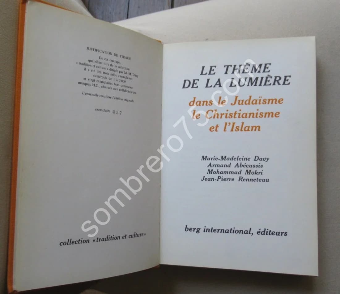 Le Thème de la Lumière dans le Judaïsme le Christianisme et l'Islam - Image 3