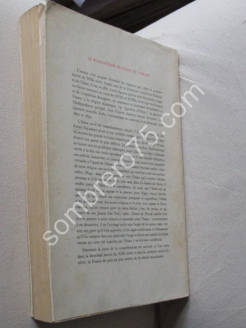 Le Romantisme Français et l'Islam. Moënis TAHA HUSSEÏN - Image 4