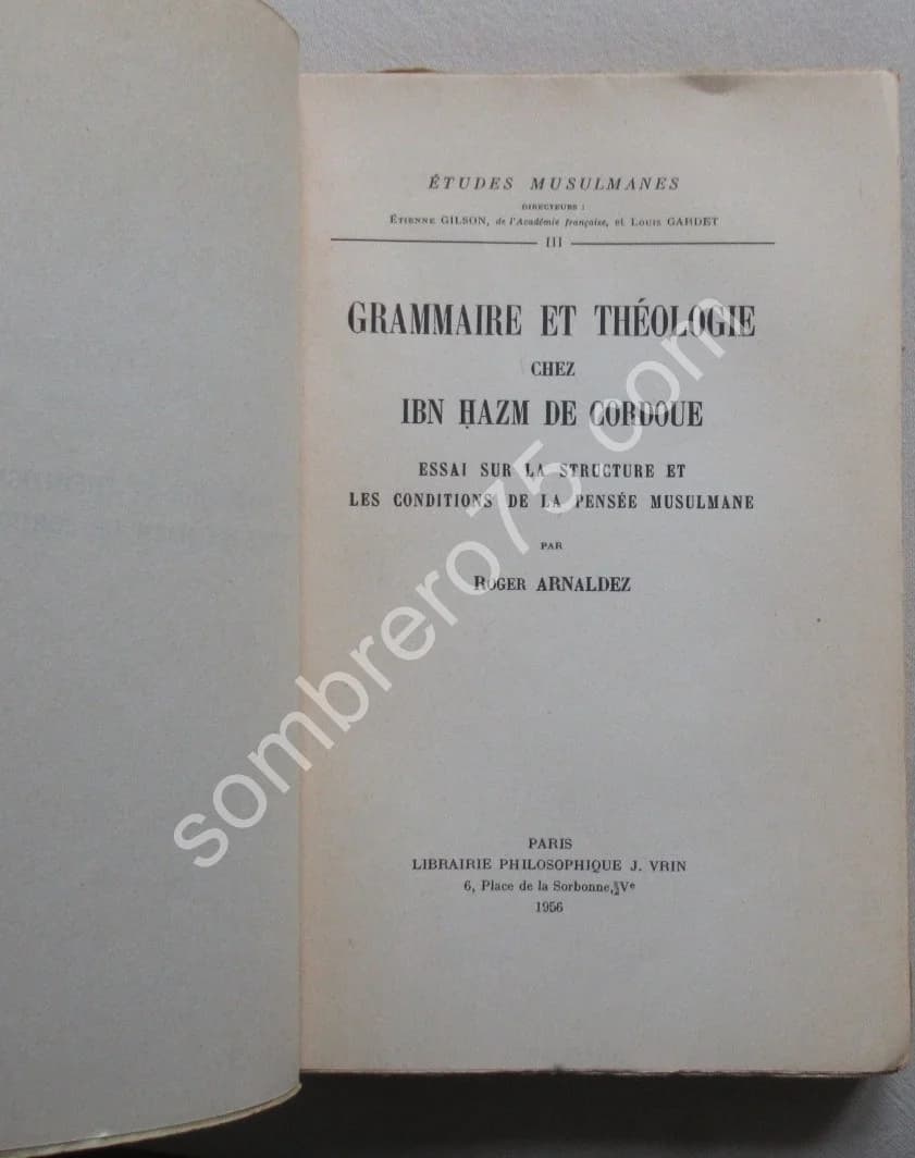 Grammaire et Théologie chez Ibn Hazm de Cordoue - Image 3