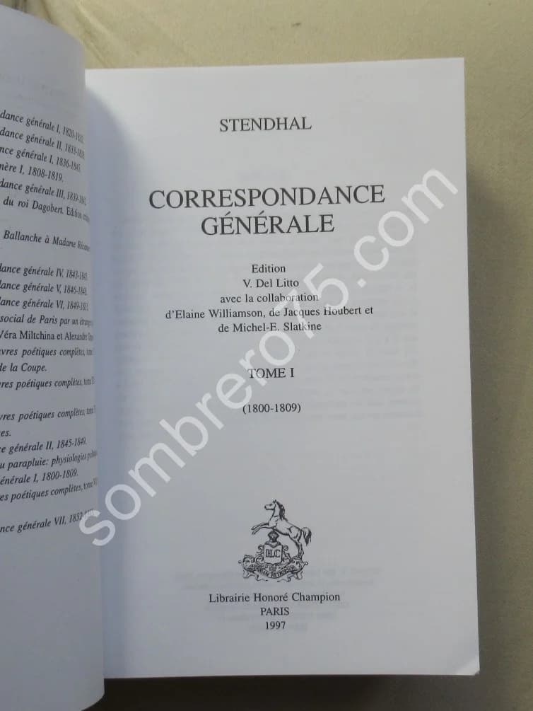 Correspondance Générale - 1800-1809. Tome 1 - Image 3