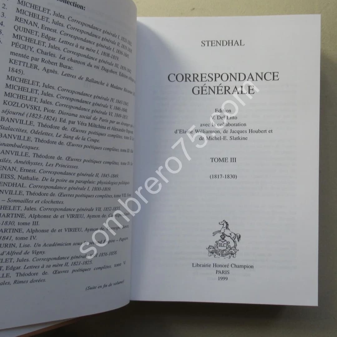 Correspondance Générale 1817-1830. Tome 3 - Image 3