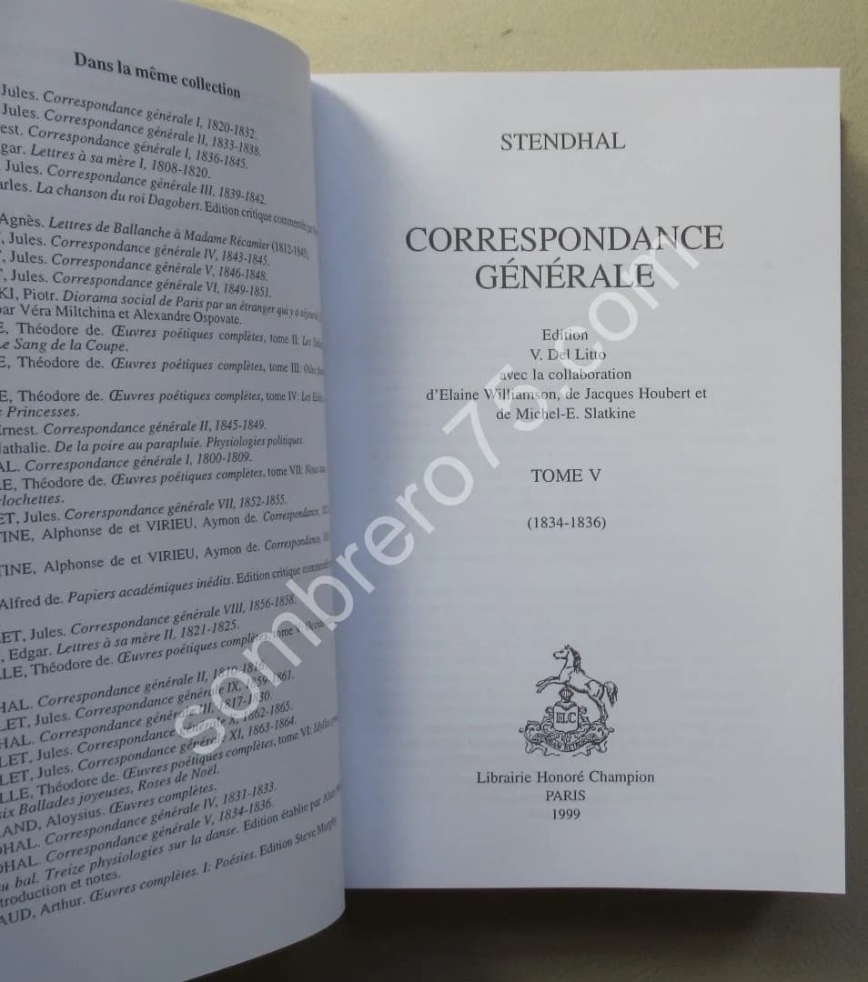 Correspondance Générale 1834-1836. Tome 5 - Image 3