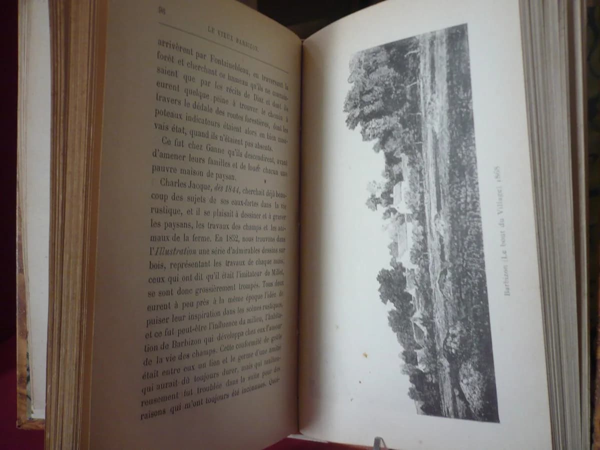 Le Vieux Barbizon: Souvenirs de Jeunesse d'un Paysagiste 1852 - 1875 avec 10 Dessins de l'auteur - Image 5