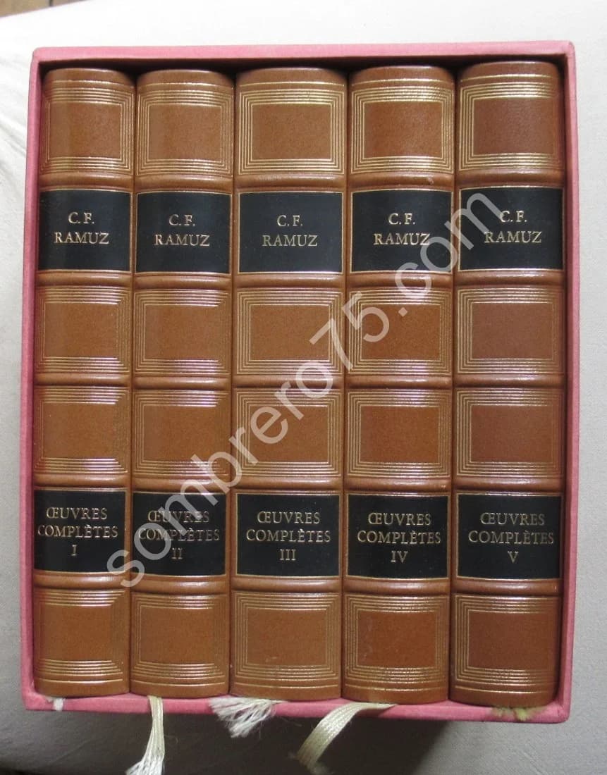 Oeuvres Complètes. C. F. Ramuz. 5 Tomes