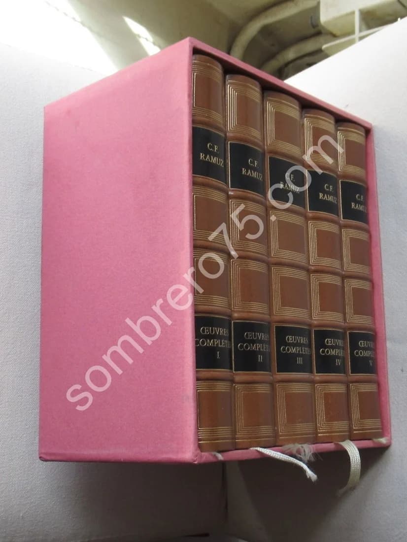 Oeuvres Complètes. C. F. Ramuz. 5 Tomes - Image 2
