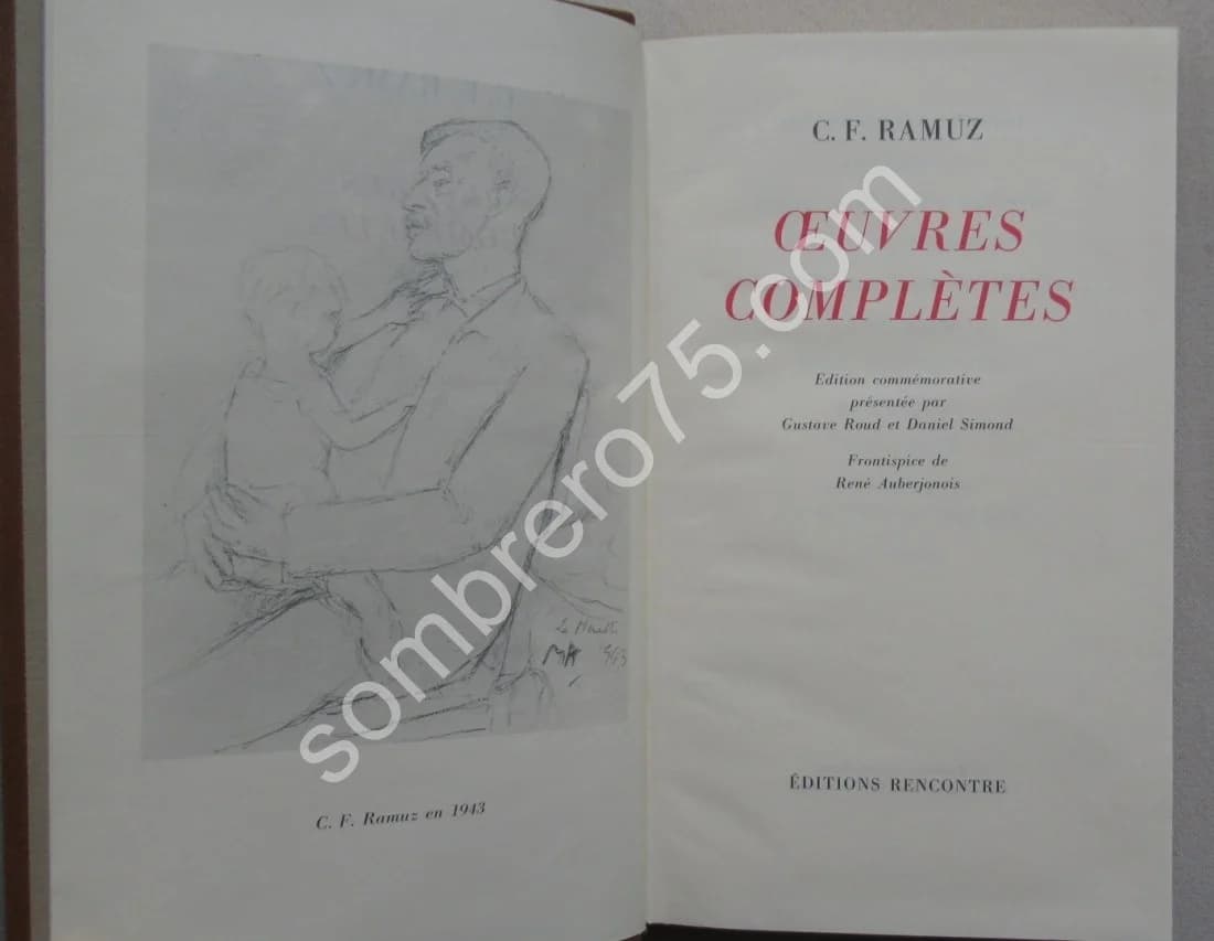 Oeuvres Complètes. C. F. Ramuz. 5 Tomes - Image 7
