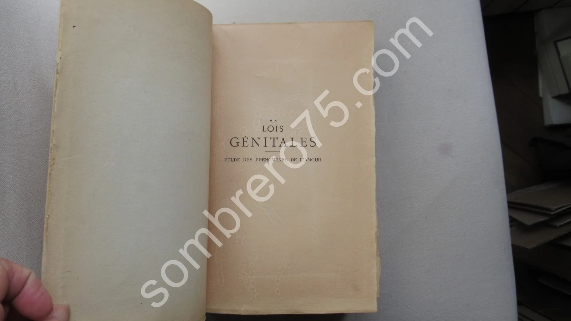 Lois Génitales - Etudes des Phénomènes de l'Amour. Dr - Image 3