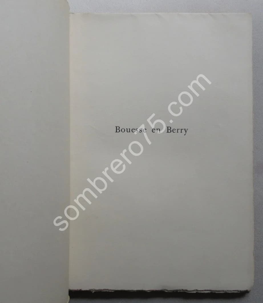 Bouesse en Berry Chateau et Terre. 1914 - Image 3