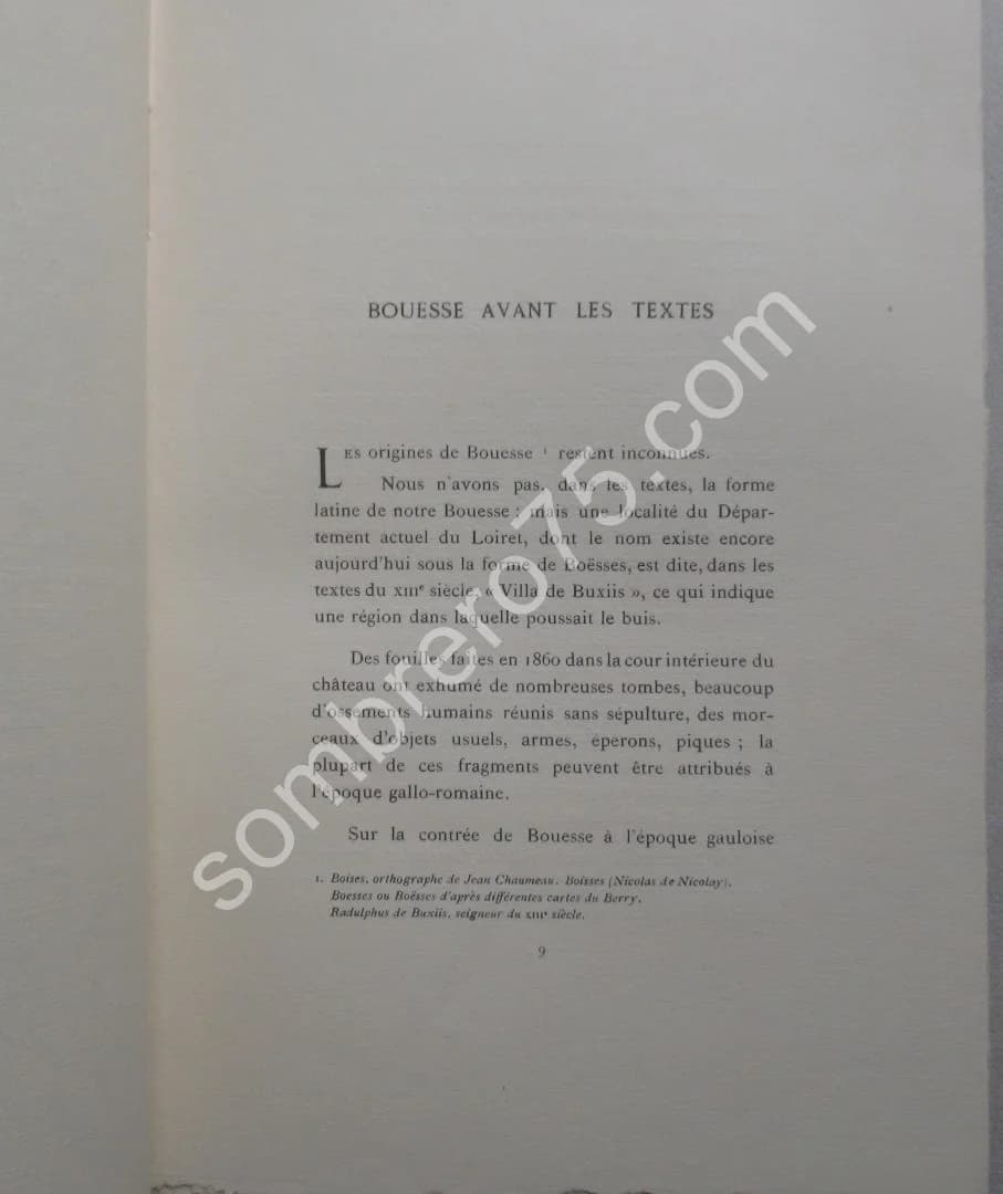 Bouesse en Berry Chateau et Terre. 1914 - Image 5