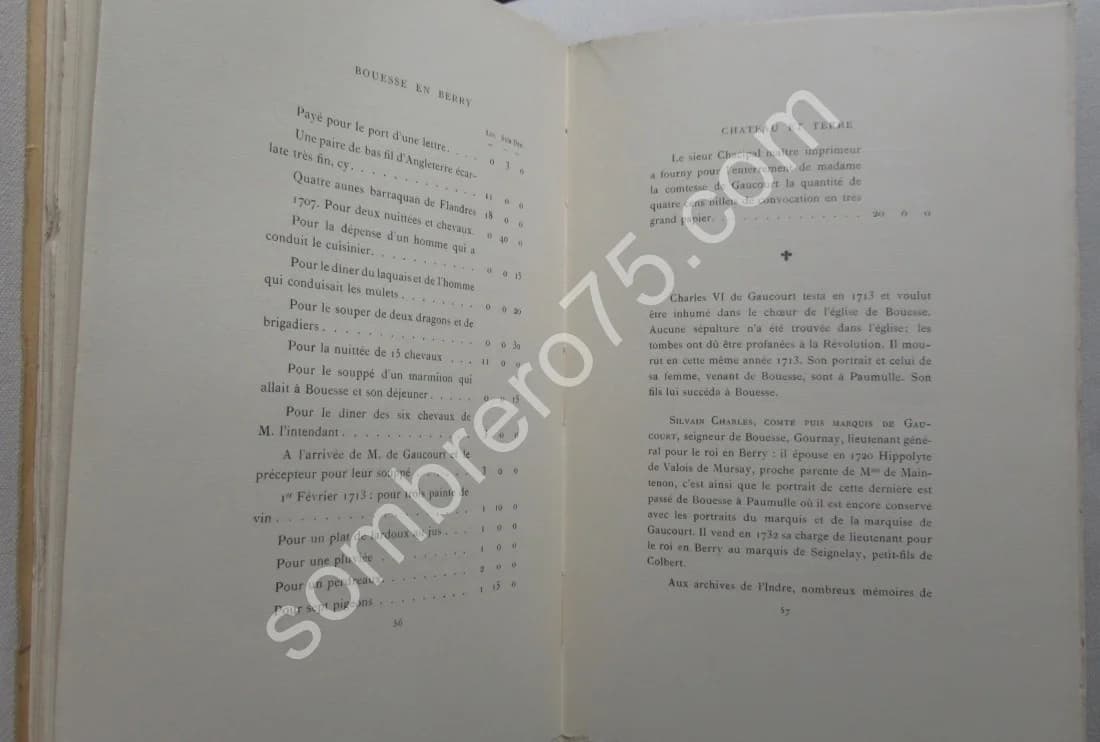 Bouesse en Berry Chateau et Terre. 1914 - Image 7