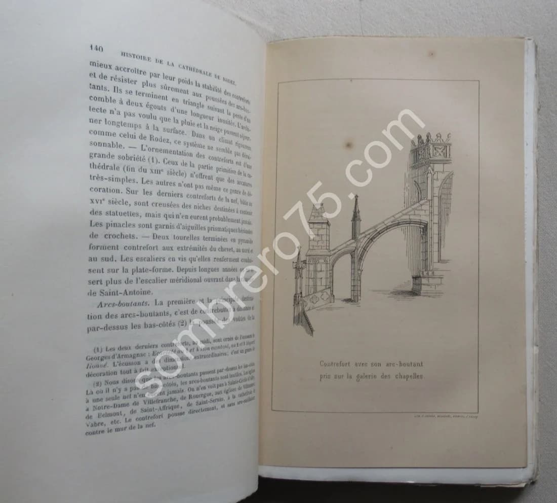 Histoire de la Cathédrale de Rodez. Bion de Marlavagne. 1875 - Image 5