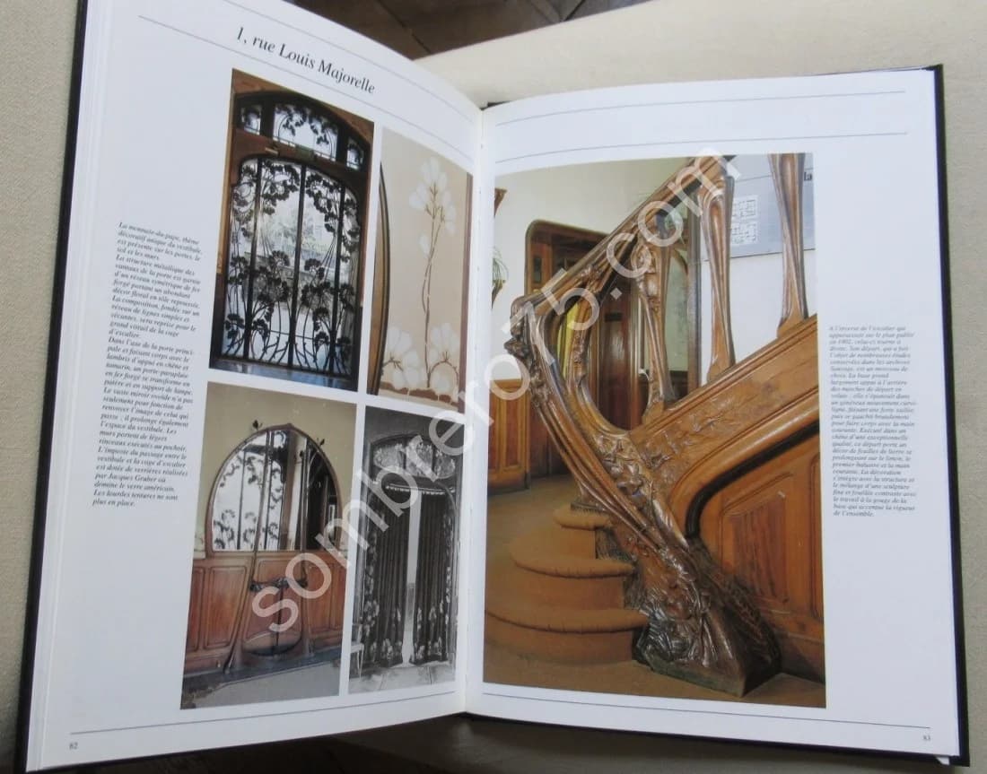 Nancy Architecture 1900. Gallé - Majorelle - Art Nouveau. 3 Vol. Inventaire Général. Fr. Roussel - Image 11