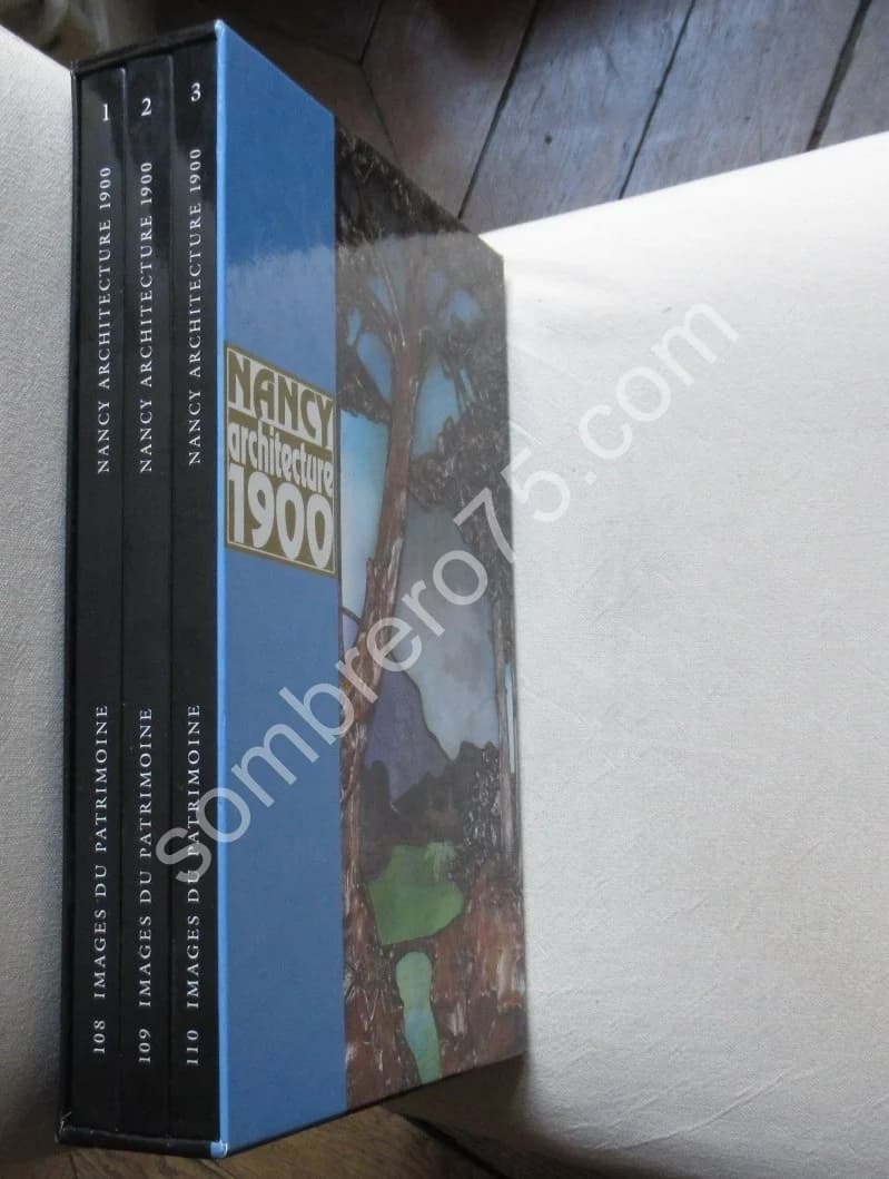 Nancy Architecture 1900. Gallé - Majorelle - Art Nouveau. 3 Vol. Inventaire Général. Fr. Roussel - Image 4