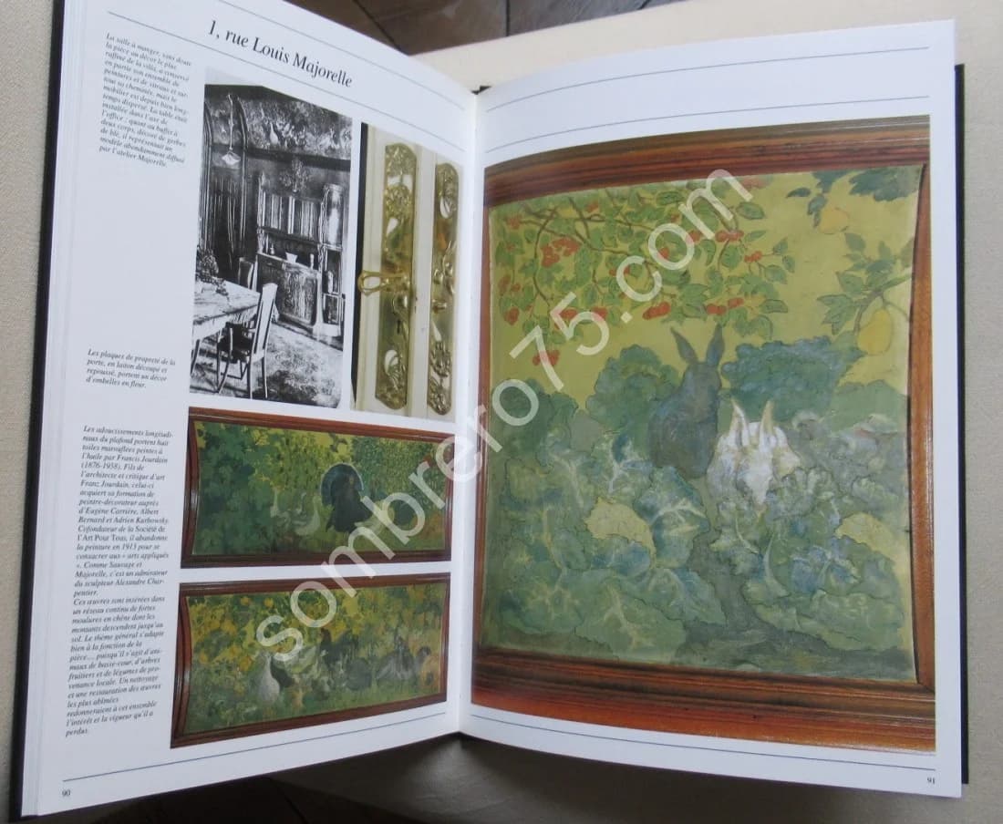 Nancy Architecture 1900. Gallé - Majorelle - Art Nouveau. 3 Vol. Inventaire Général. Fr. Roussel - Image 7