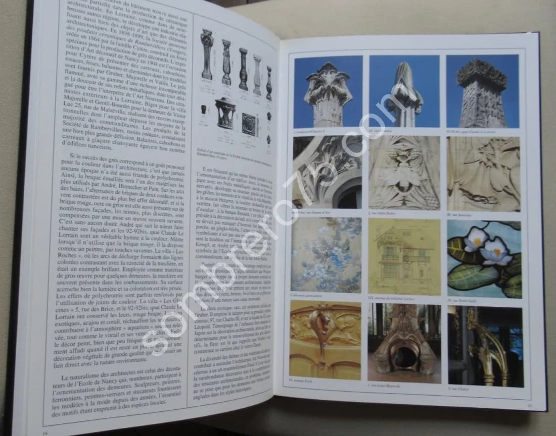 Nancy Architecture 1900. Gallé - Majorelle - Art Nouveau. 3 Vol. Inventaire Général. Fr. Roussel - Image 8