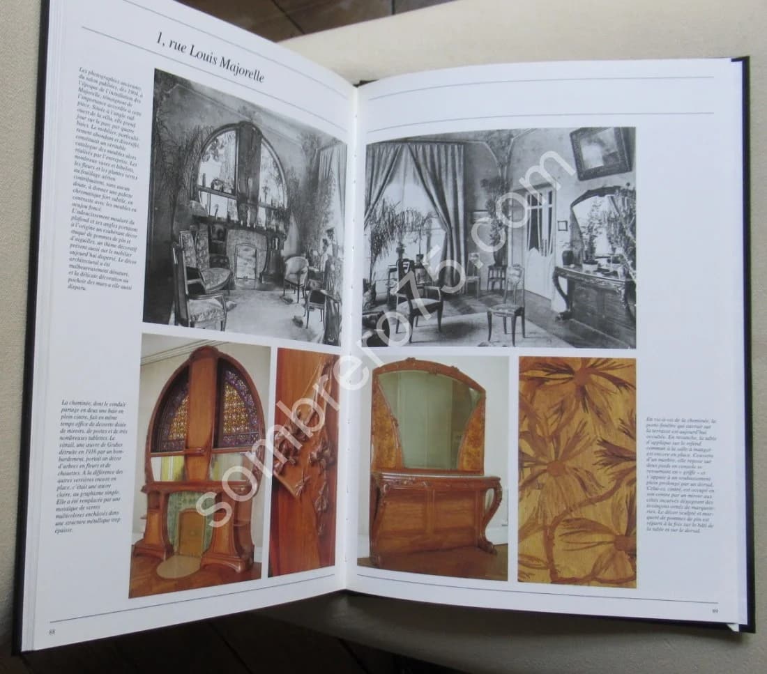 Nancy Architecture 1900. Gallé - Majorelle - Art Nouveau. 3 Vol. Inventaire Général. Fr. Roussel - Image 10