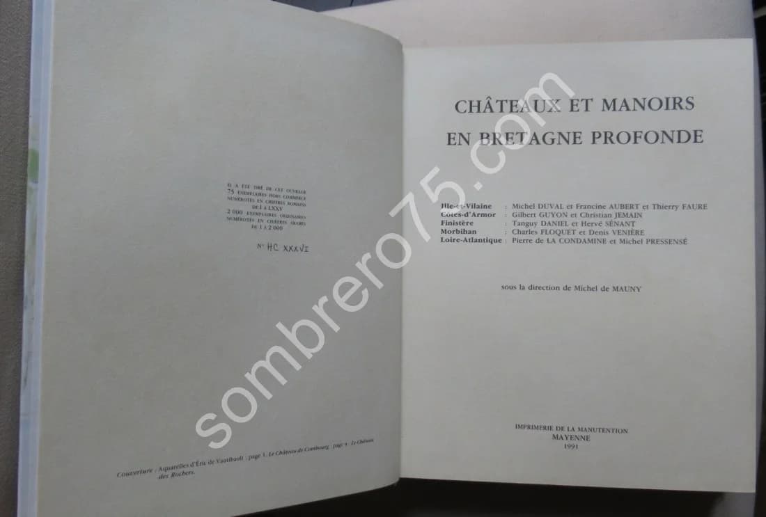 Châteaux et Manoirs en Bretagne Profonde. Ex. Num - Image 3