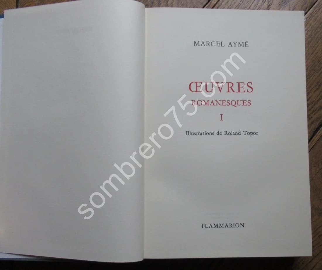 Oeuvres Romanesques.. Illustrations TOPOR. 6 Tomes - Image 2