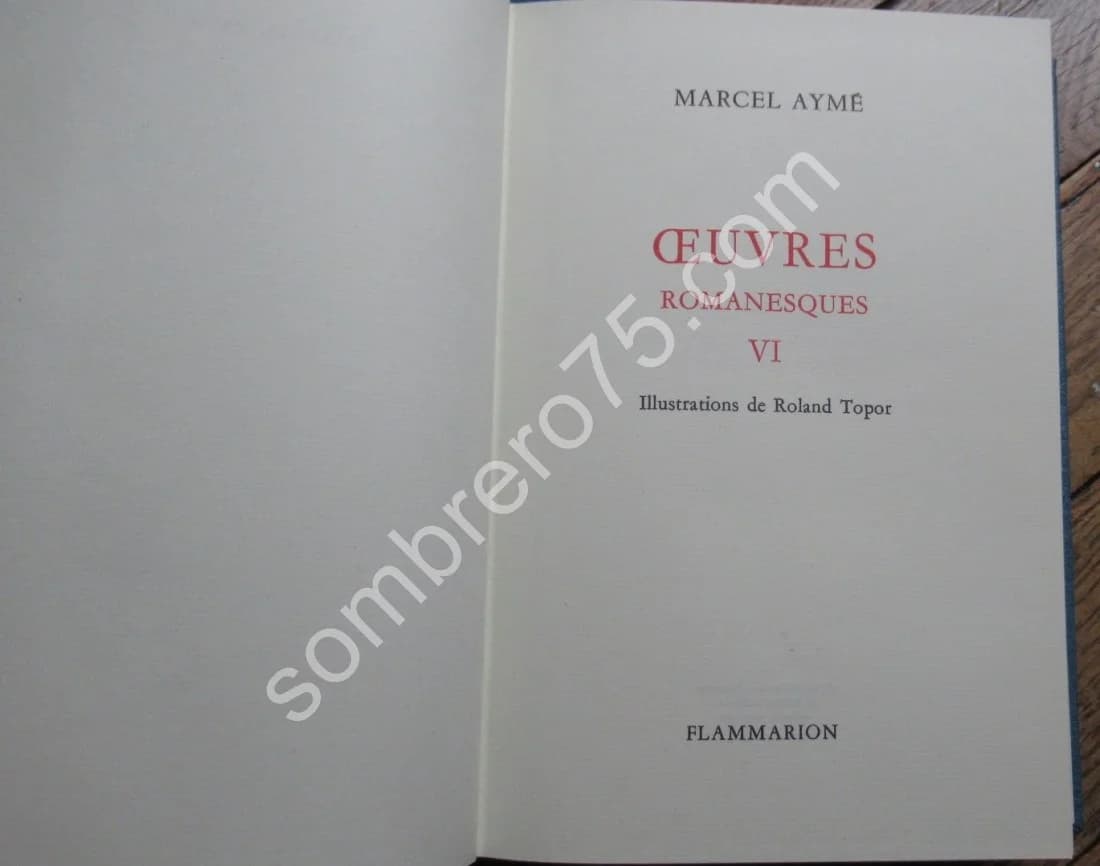 Oeuvres Romanesques.. Illustrations TOPOR. 6 Tomes - Image 3