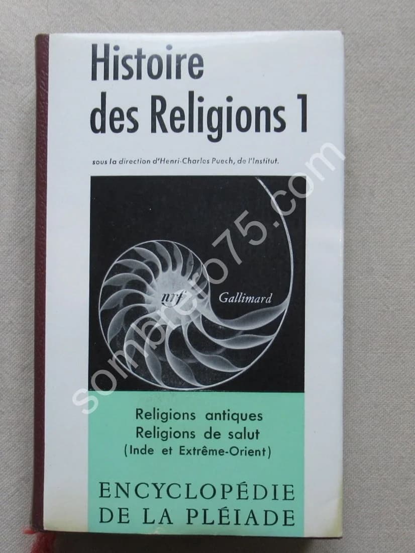 Histoire des Religions 1