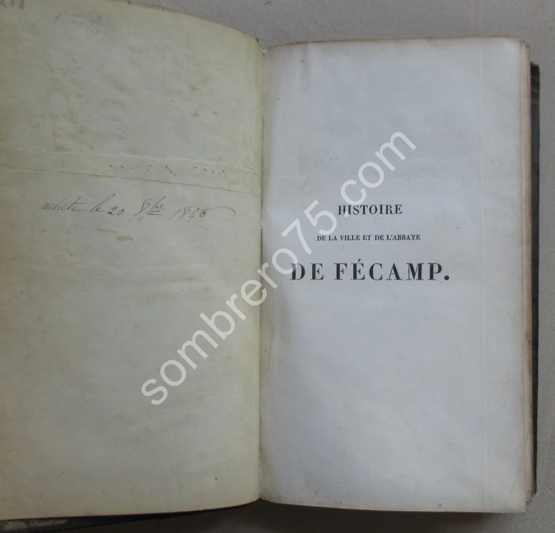 Histoire de la Ville et de l'Abbaye de Fécamp - Image 3