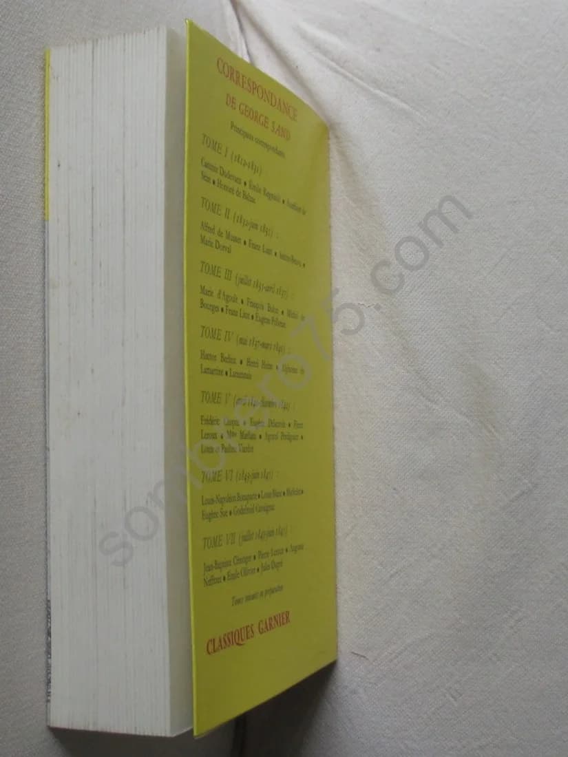 Correspondance Juillet 1845-Juin 1847. Tome 7. George SAND - Image 3