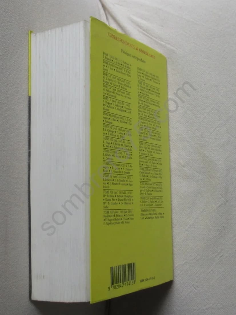Correspondance Suppléments (1817-1876). Tome 25. George SAND - Image 3