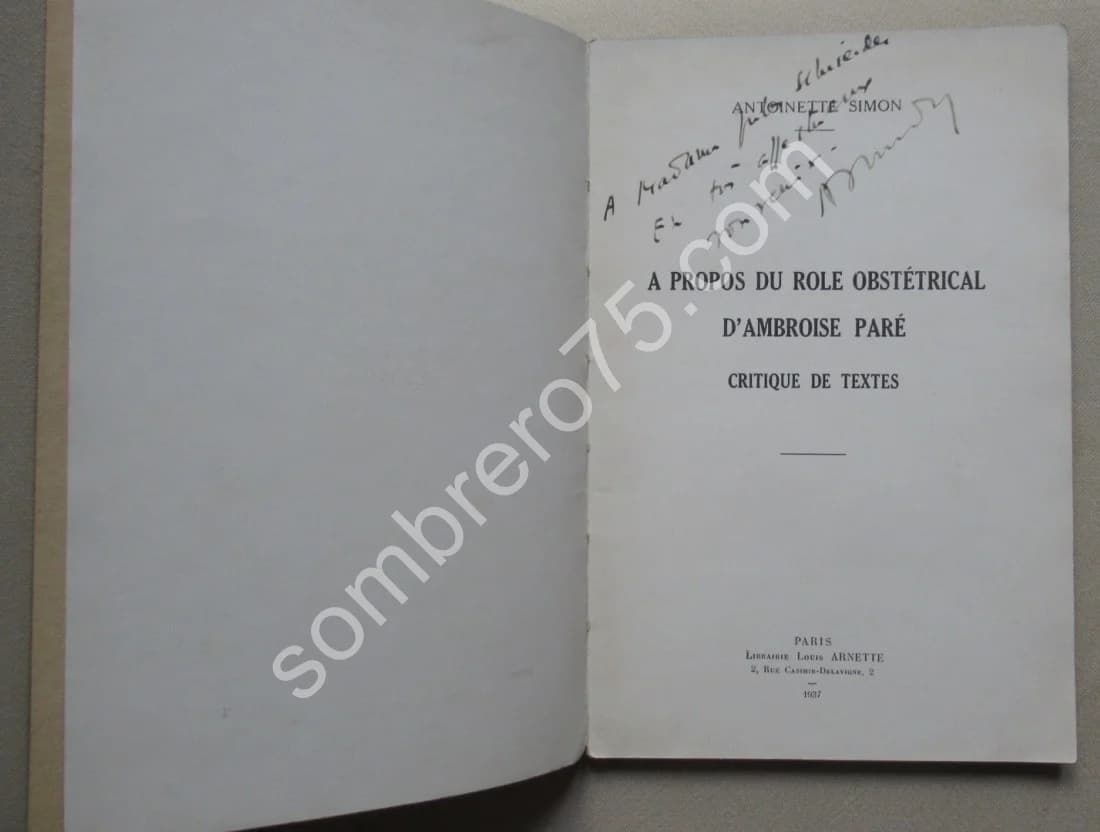 A Propos du Rôle Obstétrical d'Ambroise Paré. Critique de textes - Image 3