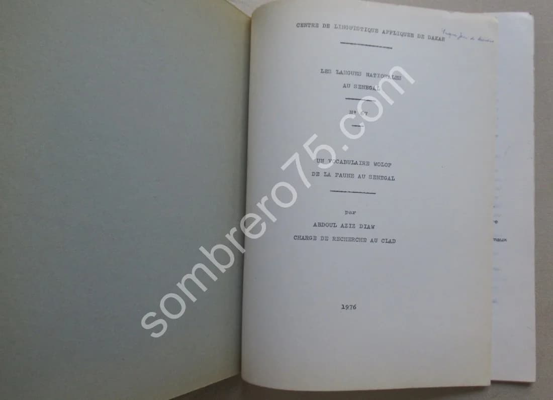 Les Langues Nationales au Sénégal N°67. Un vocabulaire wolof de la faune - Image 2