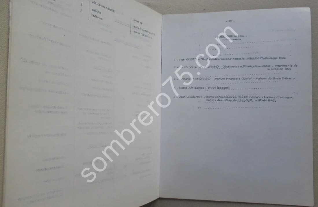 Les Langues Nationales au Sénégal N°67. Un vocabulaire wolof de la faune - Image 3