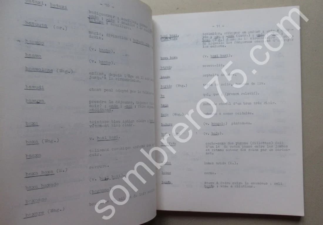 Les Langues Nationales au Sénégal N°64. Lexique Soninké (Sarakolé) Français - Image 3