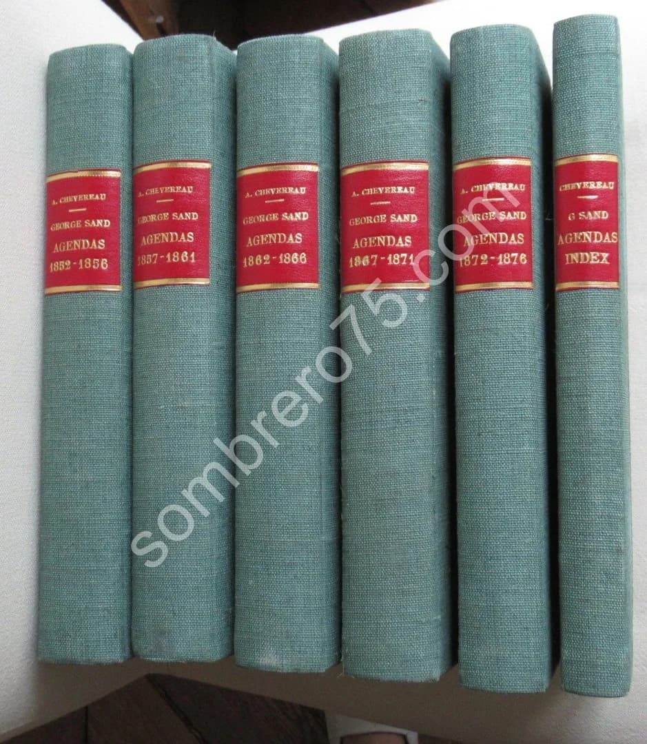 Agendas - et Index. 6 Tomes